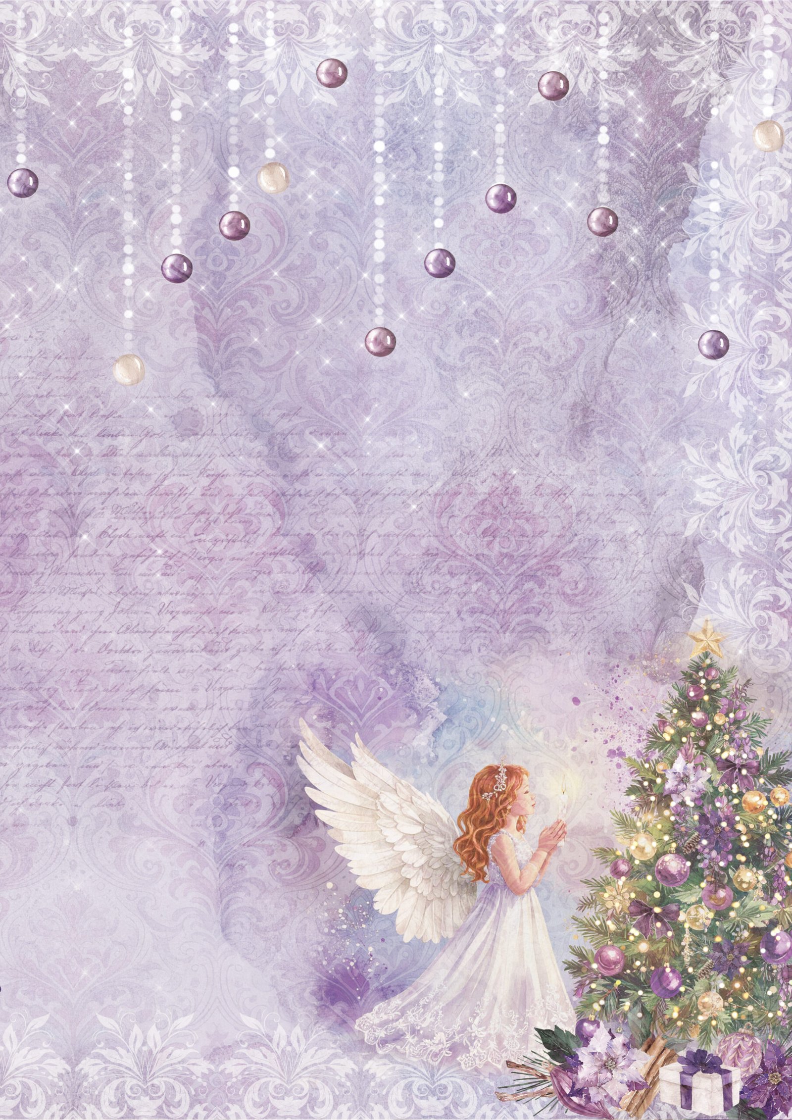 Angelic Christmas A4 Digital Paper Collection - Image 23