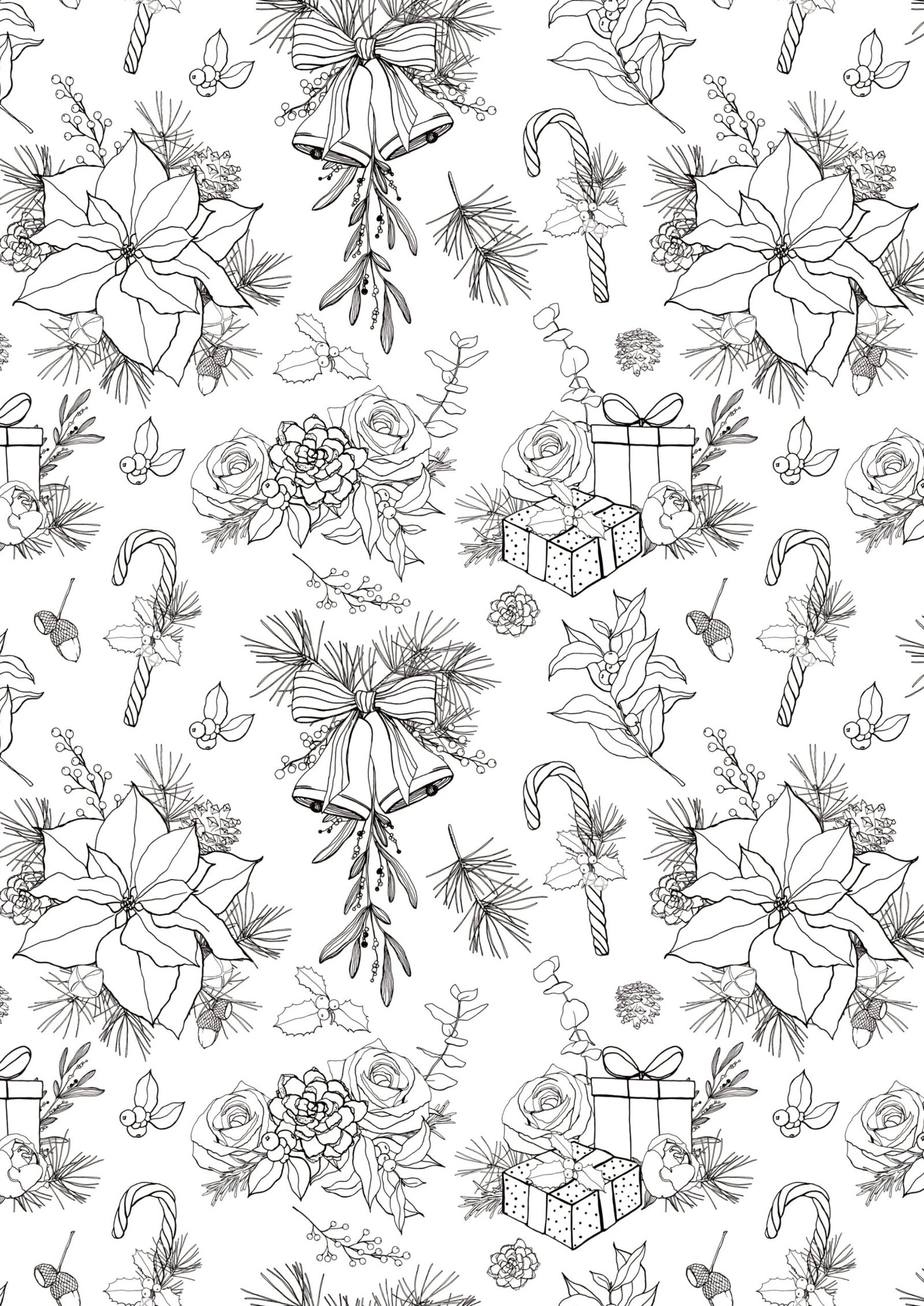 Angelic Christmas A4 Digital Paper Collection - Image 31