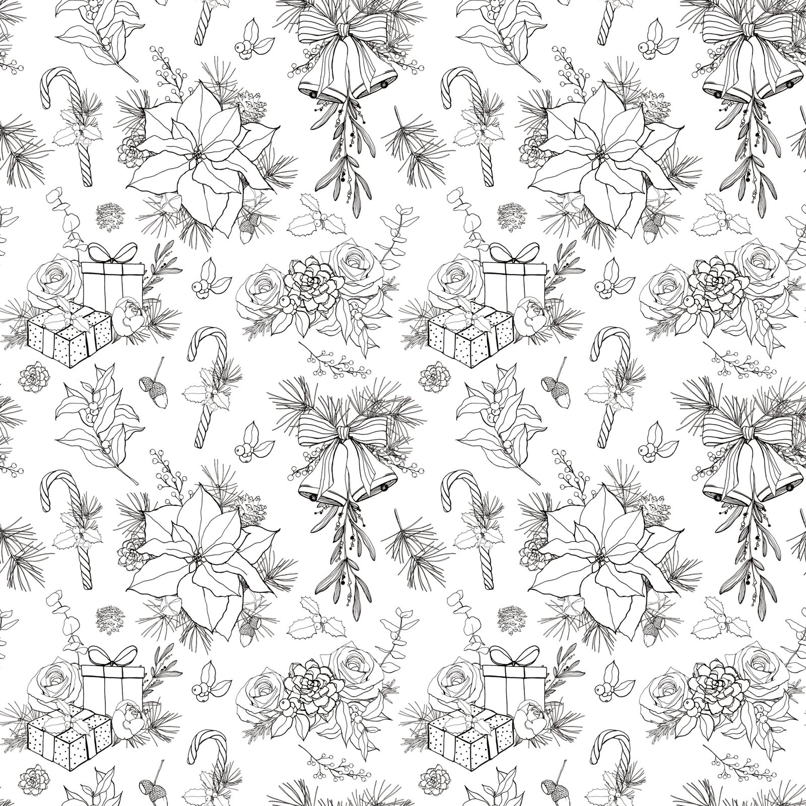 Angelic Christmas Digital Paper Collection - Image 18