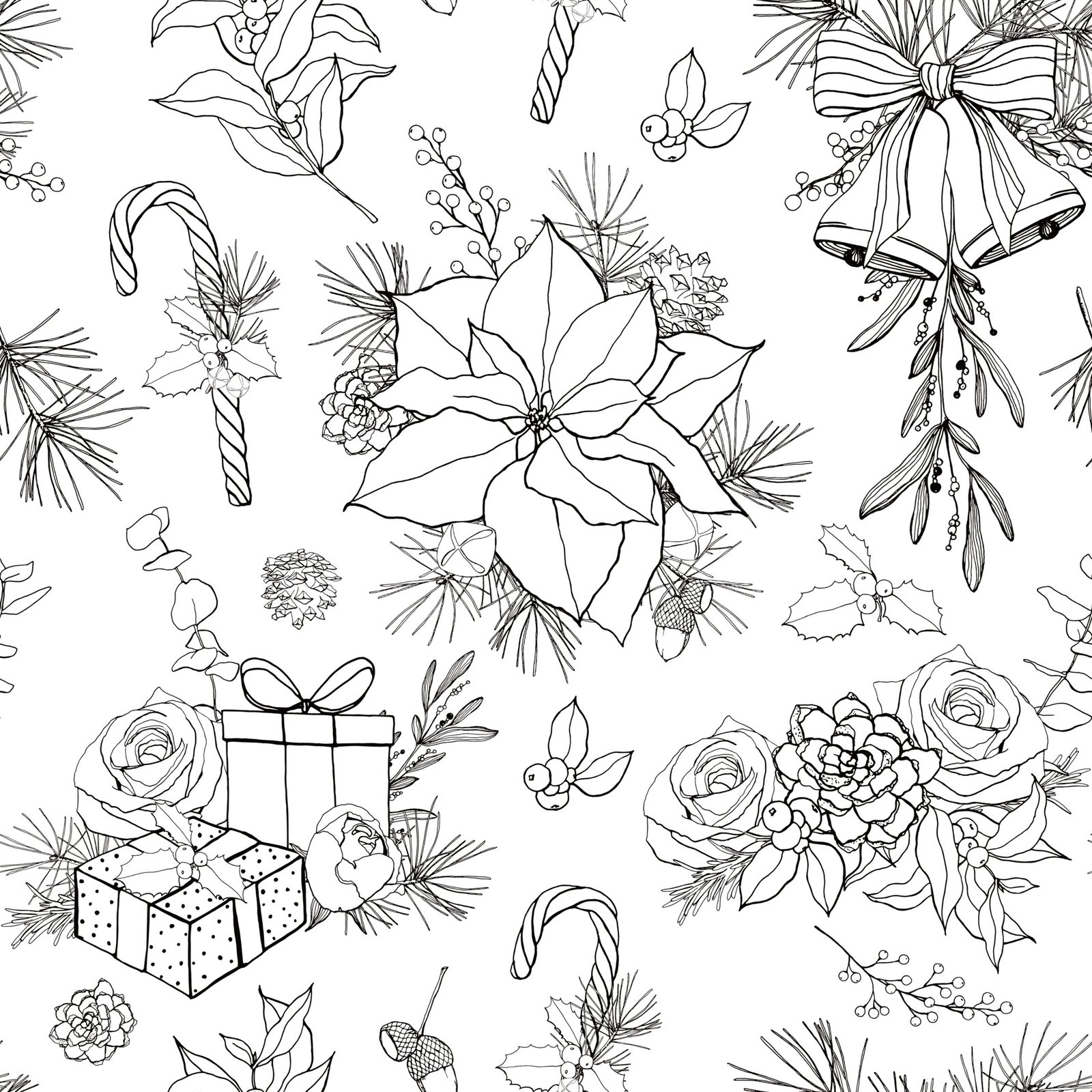 Angelic Christmas Digital Paper Collection - Image 19