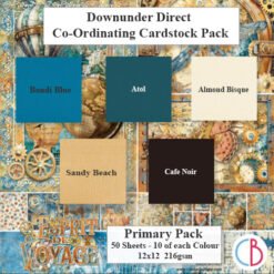 Esprit De Voyage Cardstock Primary Pack
