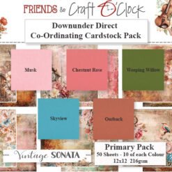 Vintage Sonata Cardstock Primary Pack