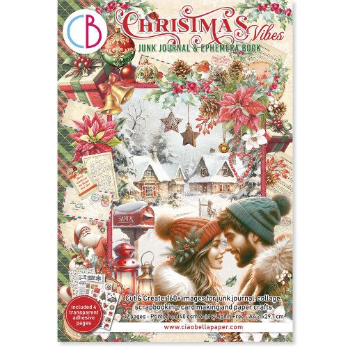 Ephemera Book Christmas Vibes A4 32/Pkg