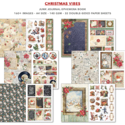 Alternative view of Ephemera Book Christmas Vibes A4 32/Pkg