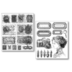 Alternative view of Mixed Media Stickers - Lithographs Pack of 10