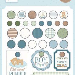 Little Lullabies - Baby Boy Decorative Brads