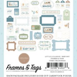 Little Lullabies - Baby Boy Frames & Tags