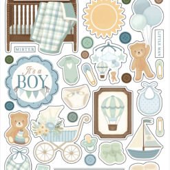 Little Lullabies - Baby Boy Puffy Stickers