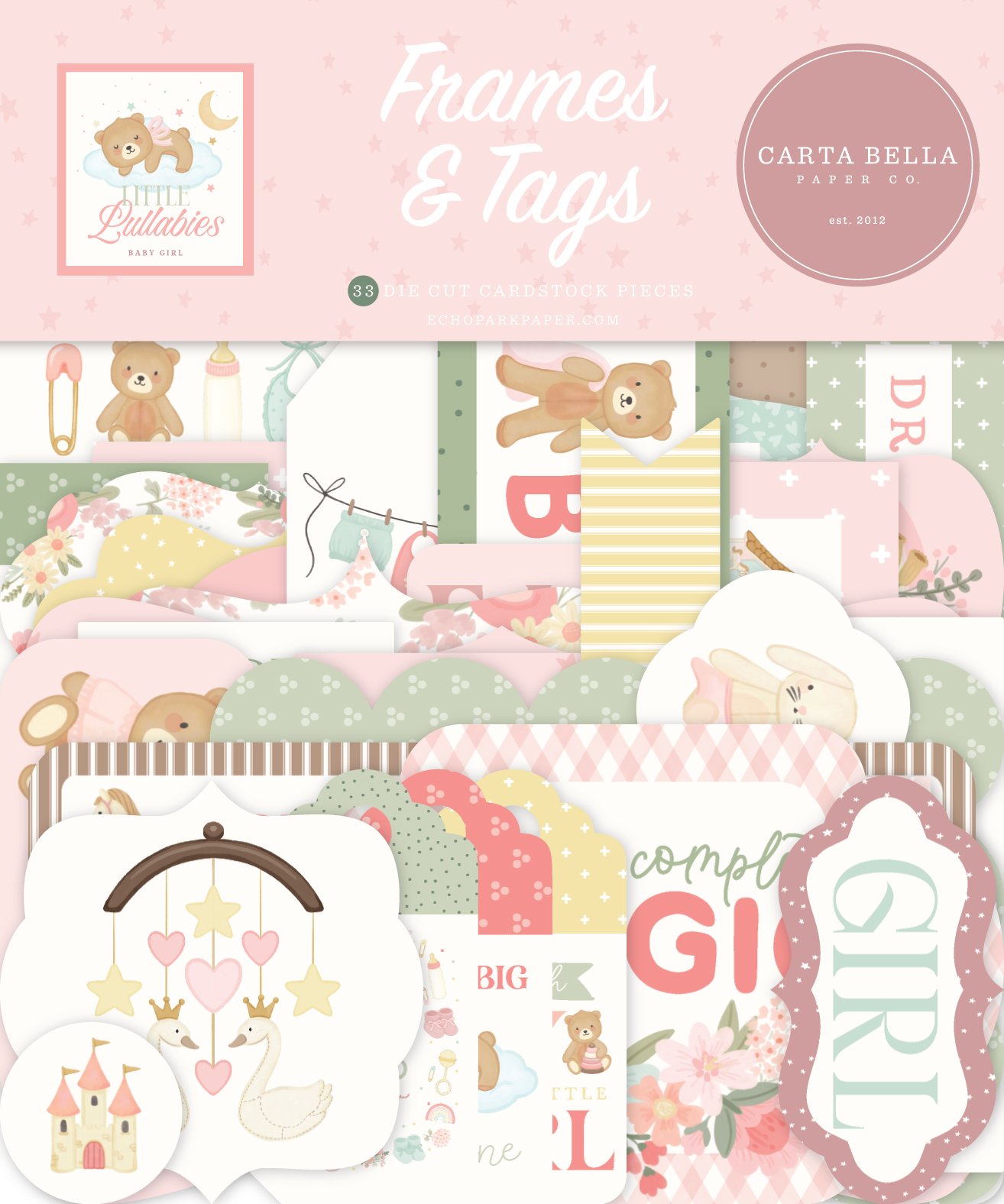 Little Lullabies - Baby Girl Frames & Tags