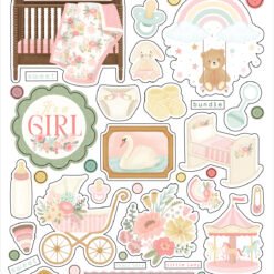 Little Lullabies - Baby Girl Puffy Stickers