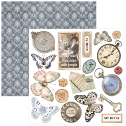 Alternative view of Eastern Journey Fussy Cut Pad 6"x6" 24/Pkg