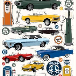 Cars 6x13 Chipboard Accents