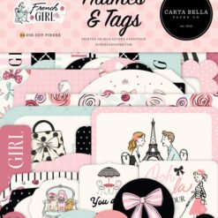 French Girl Frames & Tags