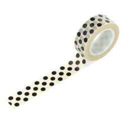 Big Black Polka Dot Washi Tape