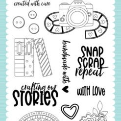 Created With Care Stamp Set