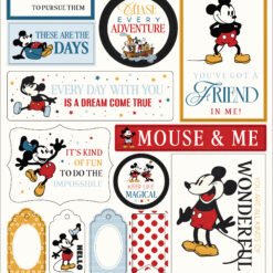 Mouse And Me 6x13 Chipboard Word & Phrases