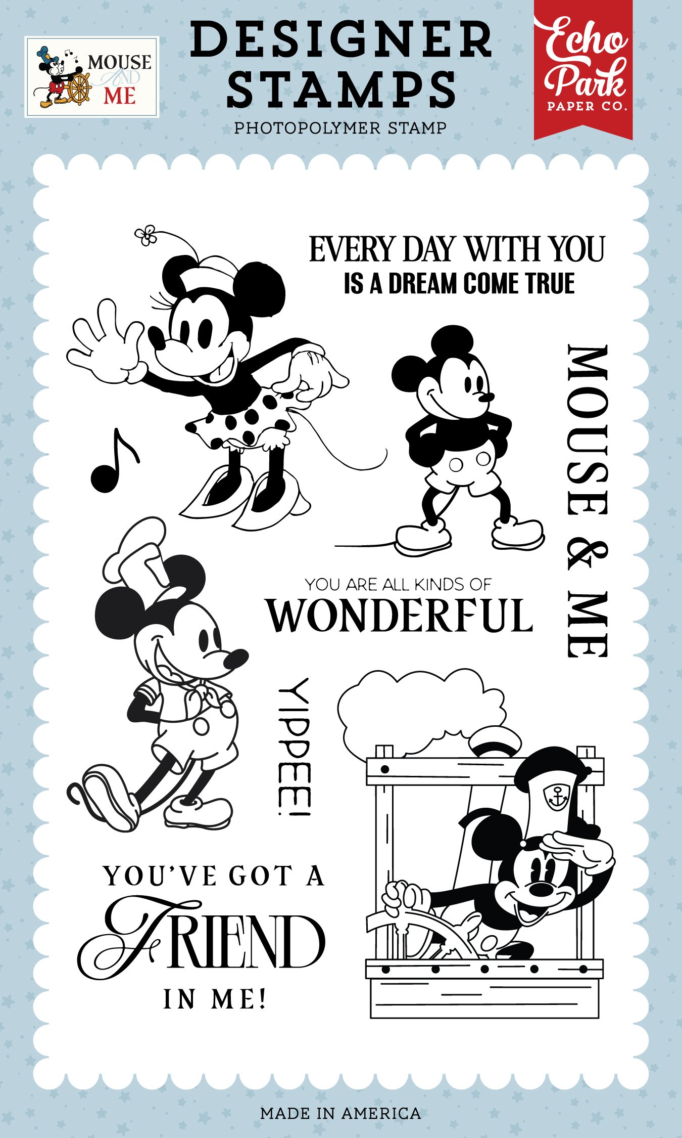 Vintage Mouse Sweetheart Stamp Set