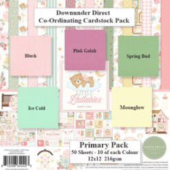Little Lullabies Baby Girl Cardstock Primary Pack