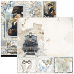 Alternative view of Eastern Journey Paper Pad 12"x12" 12/Pkg