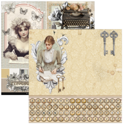 Alternative view of Typographic Patterns Pad 12"x12" 8/Pkg