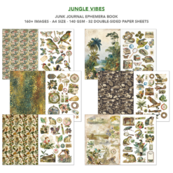 Alternative view of Ephemera Book Jungle Vibes A4 32/Pkg