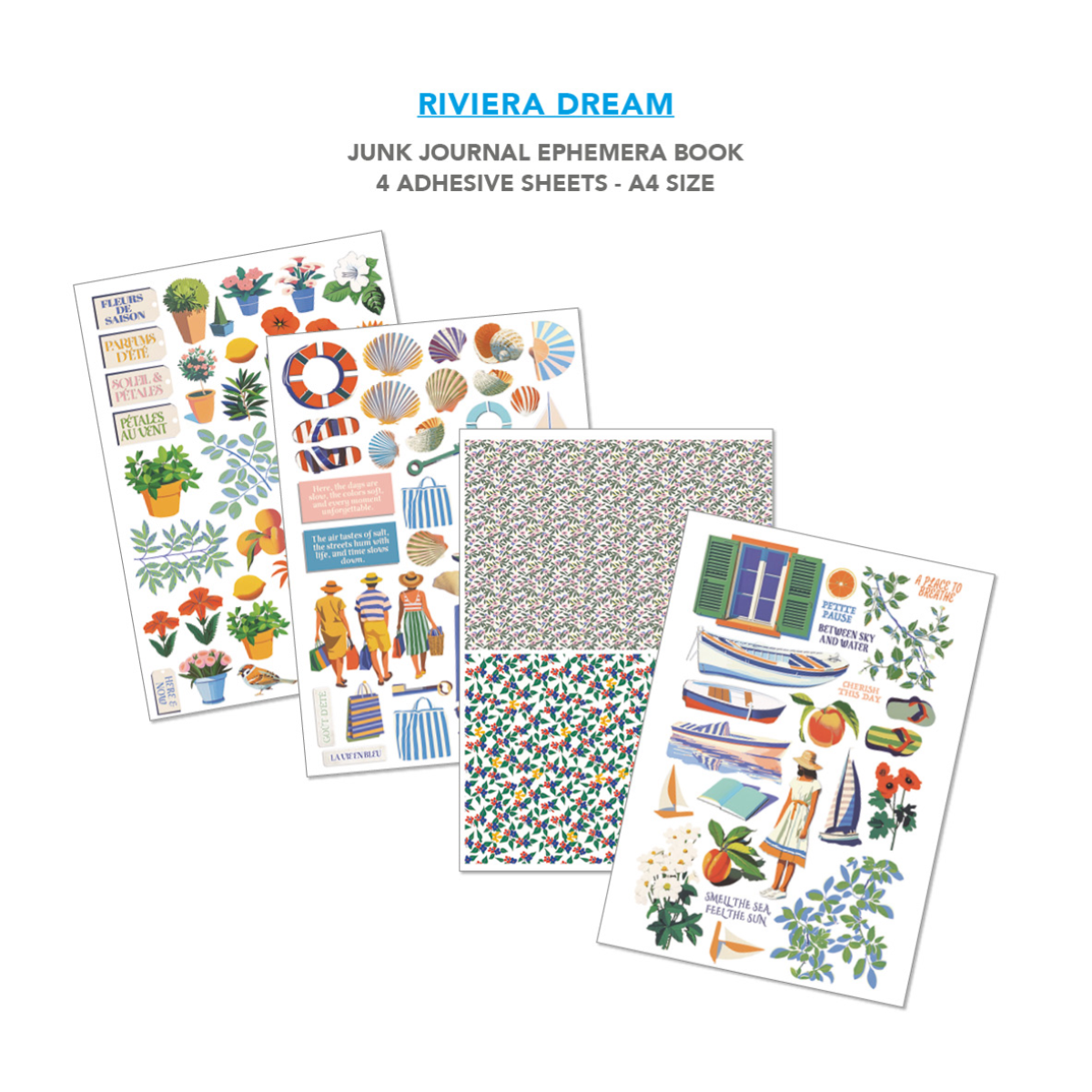 Ephemera Book Riviera Dream A4 32/Pkg - Image 5