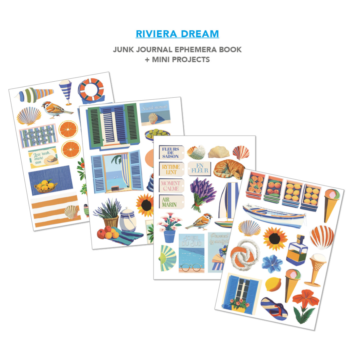 Ephemera Book Riviera Dream A4 32/Pkg - Image 6