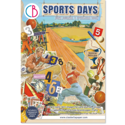 Ephemera Book Sports Day A4 32/Pkg