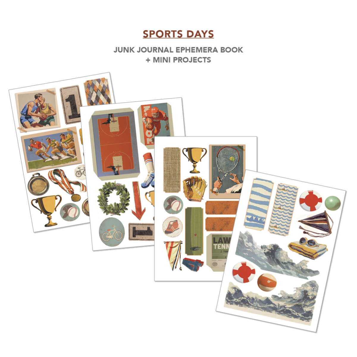 Ephemera Book Sports Day A4 32/Pkg - Image 6
