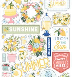 Lemonade 6x13 Chipboard Accents