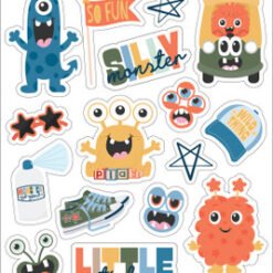 My Favourite Monster Puffy Stickers