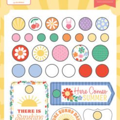 Our Groovy Summer Decorative Brads