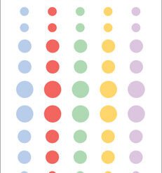 Our Groovy Summer Enamel Dots