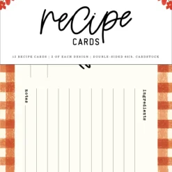 Recipe Cards - Hello Autumn