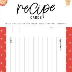 Recipe Cards - Home Made