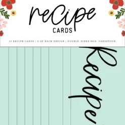 Recipe Cards - Sunflower Summer