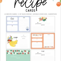 Alternative view of Recipe Cards - Fruit Stand