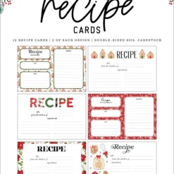 Alternative view of Recipe Cards - Have a Holly Jolly Christmas