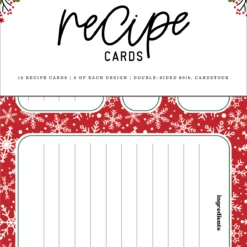 Recipe Cards - Have a Holly Jolly Christmas