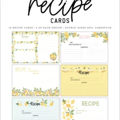 Alternative view of Recipe Cards -Lemonade