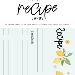 Recipe Cards -Lemonade