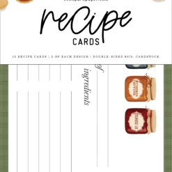 Recipe Cards -Americana