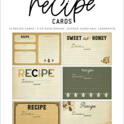 Alternative view of Recipe Cards -Honey Bee