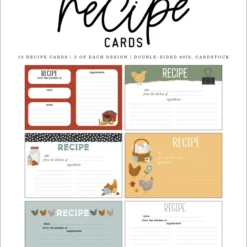 Alternative view of Recipe Cards -Chickens