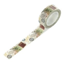 It's Time to Travel Destination Stamps Washi Tape