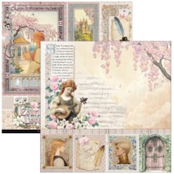 Alternative view of Courtly Love Paper Pad 12"x12" 12/Pkg