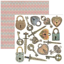 Alternative view of Courtly Love Fussy Cut Pad 6"x6" 24/Pkg