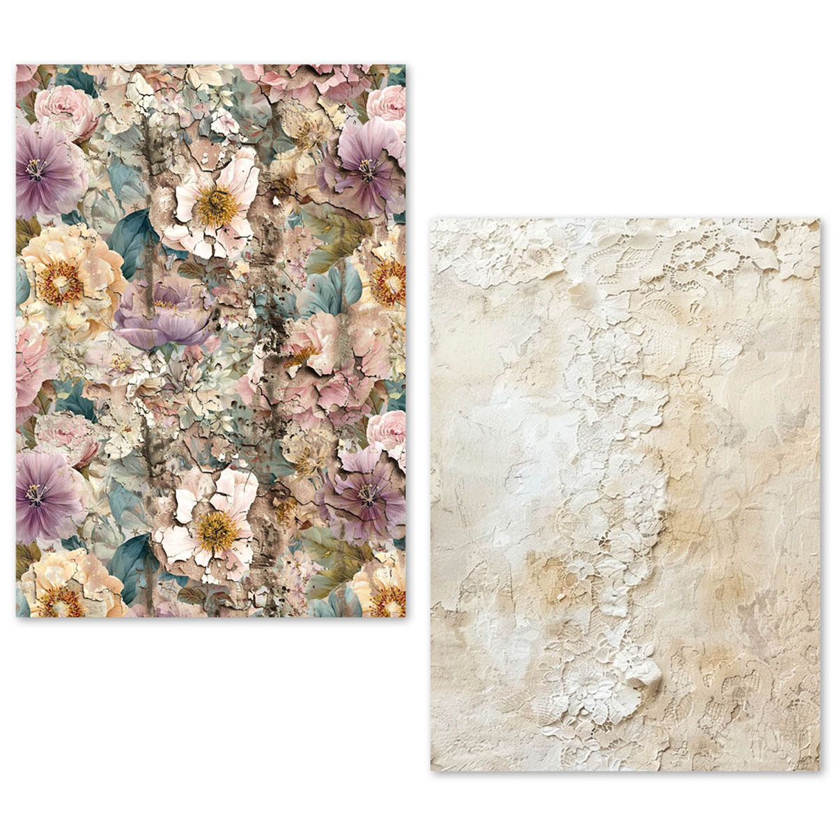 Tissue Paper A5 - Wild Blossoms Pack of 24 - Image 6