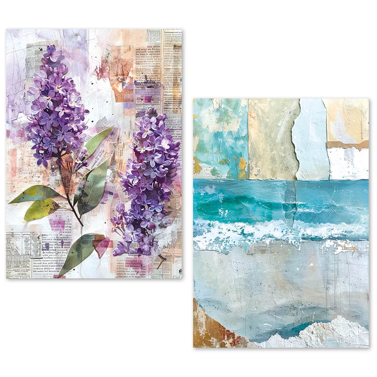 Tissue Paper A5 - Wild Blossoms Pack of 24 - Image 7