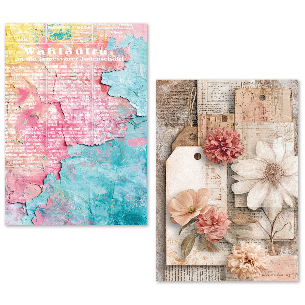 Tissue Paper A5 - Wild Blossoms Pack of 24 - Image 11